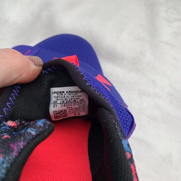 NEW Under Armour GPS Flash GLTR athletic laceless slip on sneakers - Picture 8 of 9